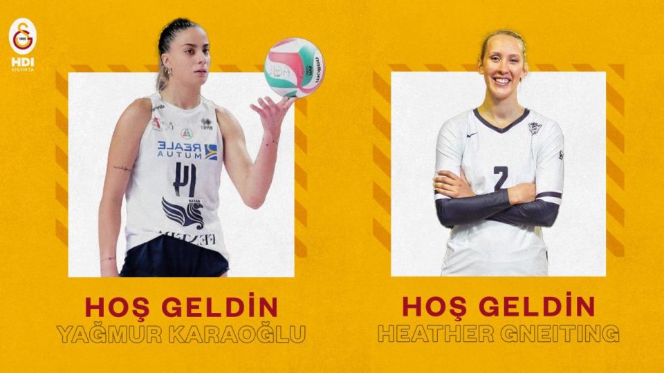 Galatasaray Kadın Voleybol Takımı 2 oyuncu transfer etti